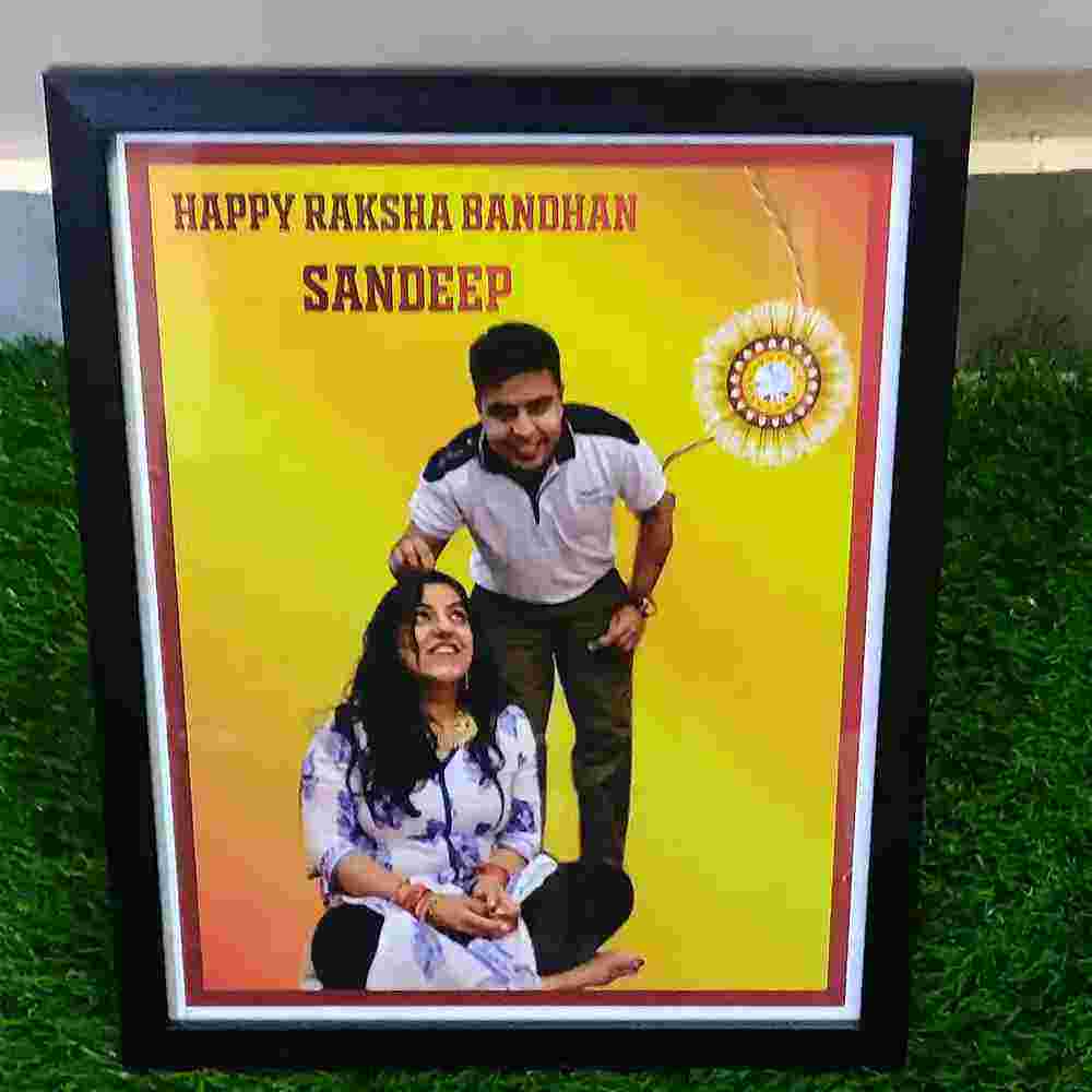 Personalized Rakhi Frame